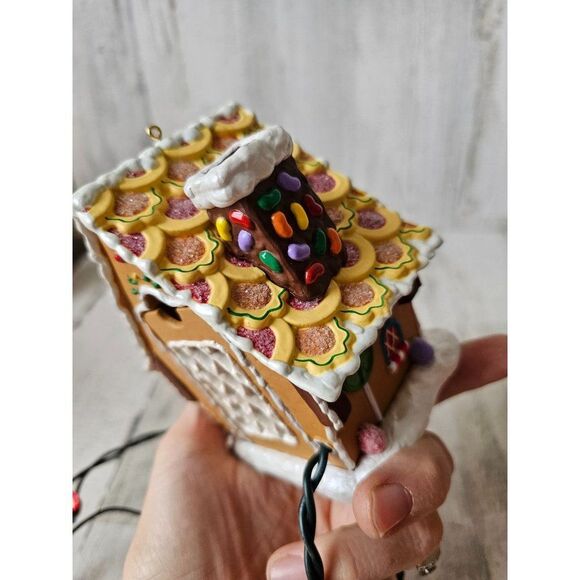 Hallmark gingerbread scented ornament vintage Xmas 2002 tree - Picture 9 of 10